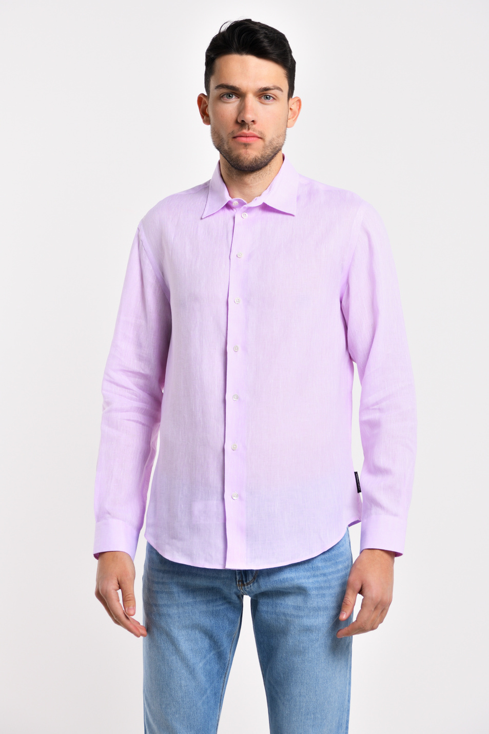 Emporio Armani Рубашка из натурального льна (цвет ), артикул 51SM0L-510F9 | Фото 1