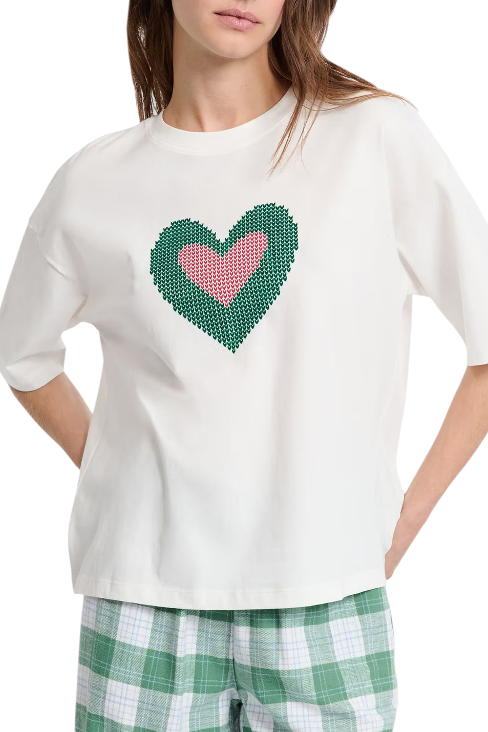 Женский Etam Футболка PARISIA из хлопка (цвет ), артикул 6556080 | Фото 1