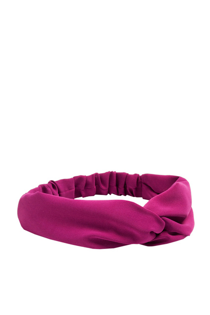 Однотонная повязка для волос|Основной цвет:Розовый|Артикул:195807 | Фото 1