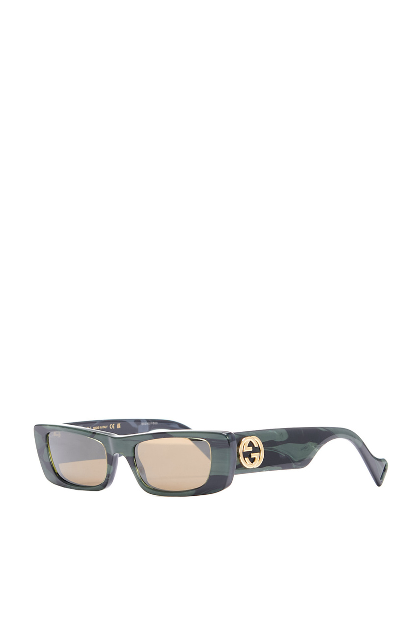 Солнцезащитные очки GG0516S|Основной цвет:Зеленый|Артикул:GG0516S | Фото 1