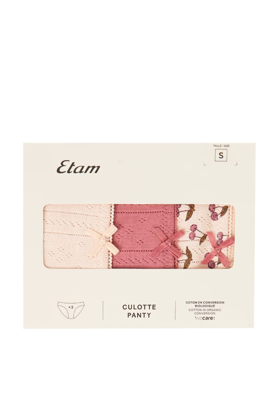 Женский Etam Трусы JOLLY в комплекте из 3 шт (цвет ), артикул 6556733 | Фото 5