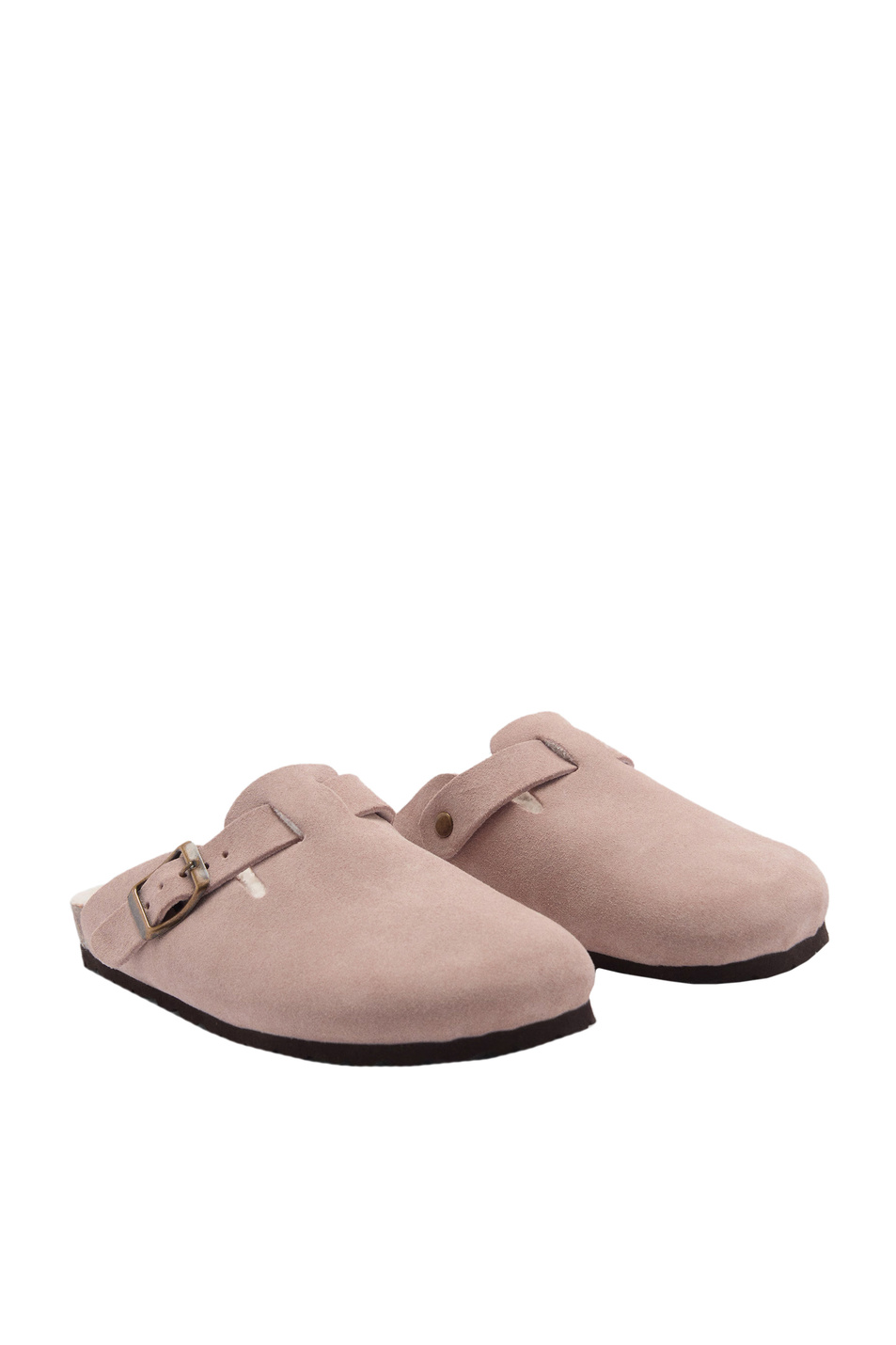 Девочкам Mango Kids Сабо BIOG из натуральной замши (цвет ), артикул 77065971 | Фото 2