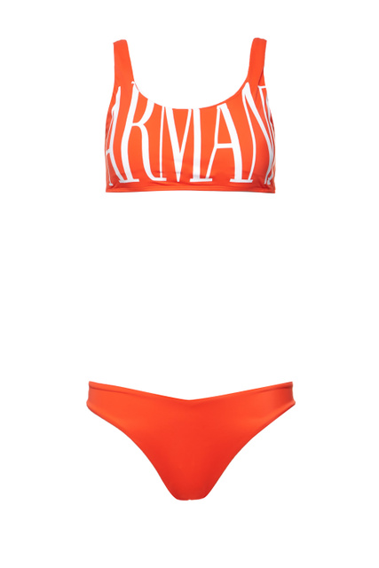 Костюм купальный с логотипом|Основной цвет:Оранжевый|Артикул:262702-2R324 | Фото 1