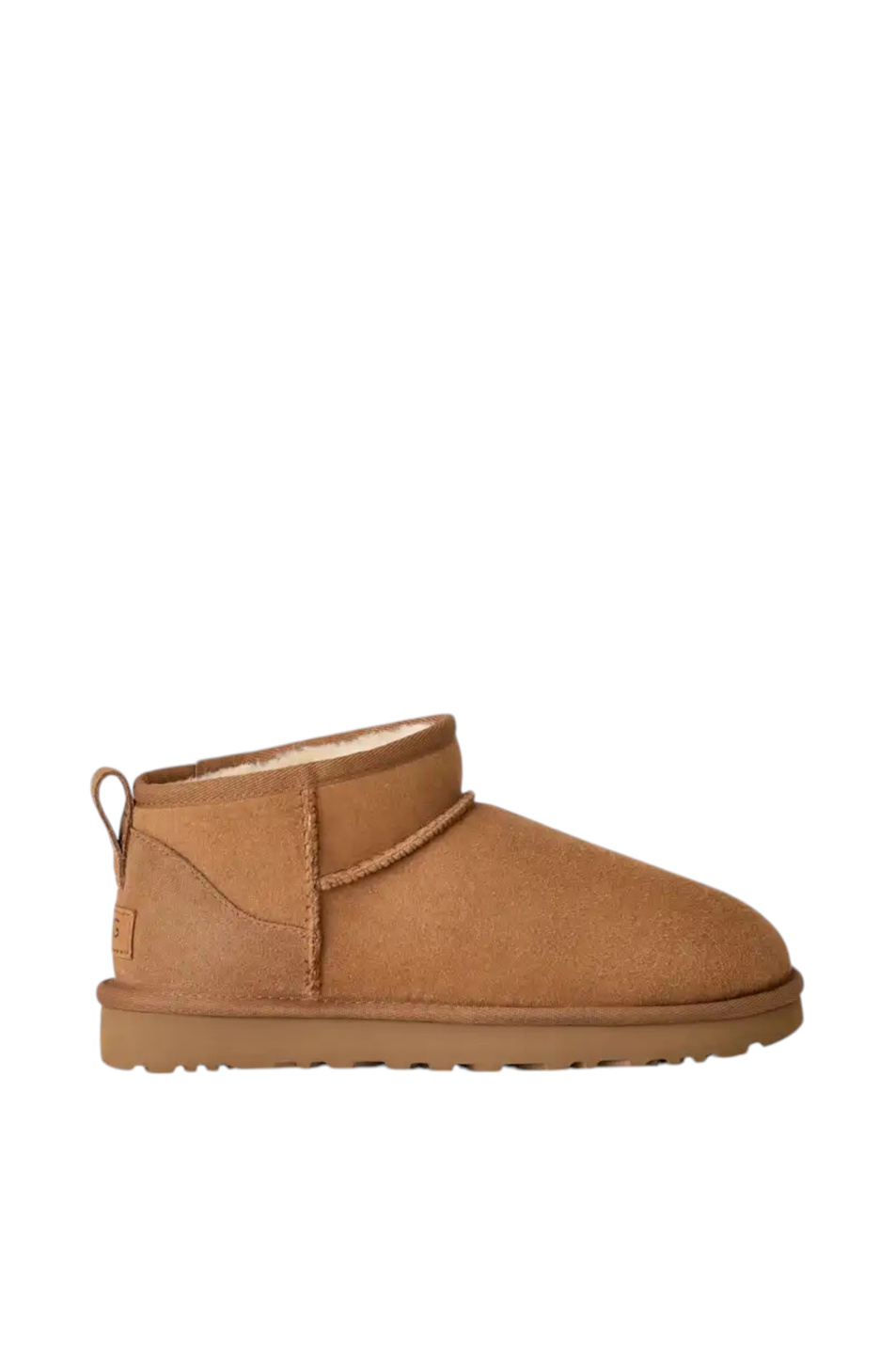 Угги Classic Ultra Mini из натуральной замши|Основной цвет:Бежевый Женский UGG Угги Classic Ultra Mini из натуральной замши (цвет ), артикул 1116109 | Фото 1