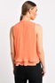 Naf Naf Блузка из текстиля (Оранжевый цвет), артикул MENC43 | Фото 3