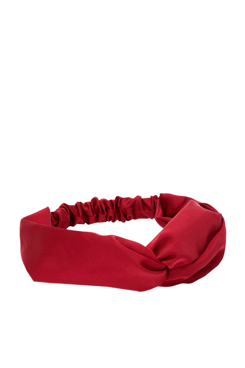 Повязка для волос в стиле тюрбана|Основной цвет:Красный|Артикул:186469 | Фото 1