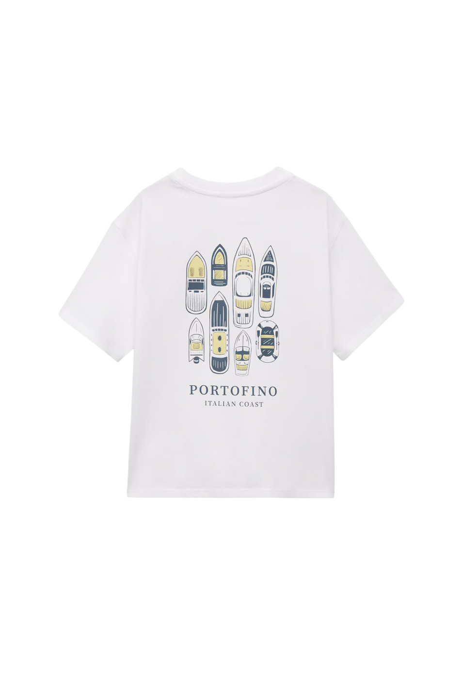 Мальчикам Mango Kids Футболка PORTO из хлопковой смеси с принтом (цвет ), артикул 87024801 | Фото 2