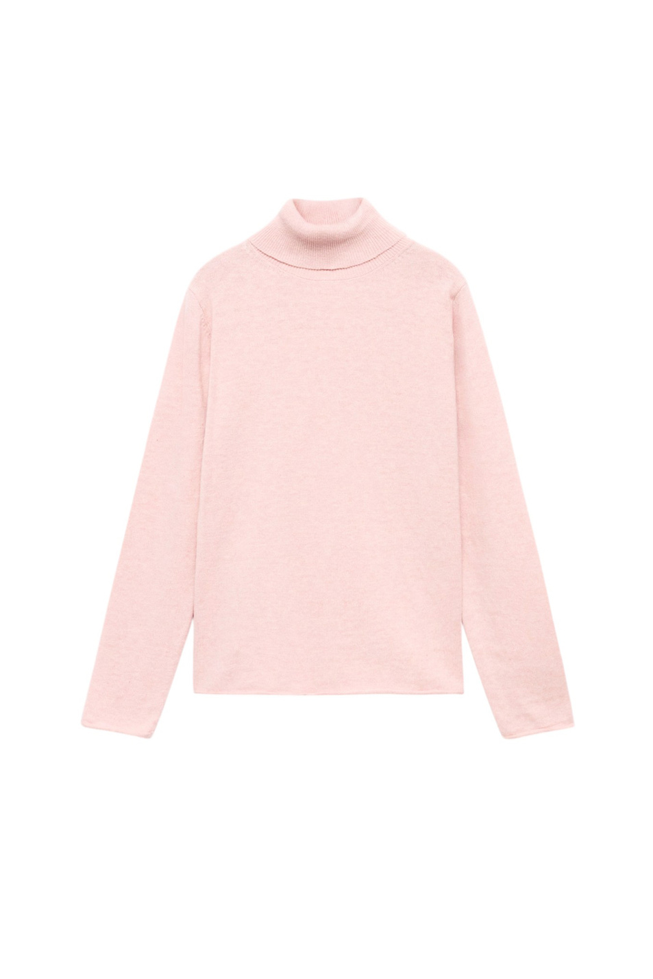 Водолазка BELLA трикотажная|Основной цвет:Розовый Девочкам Mango Kids Водолазка BELLA трикотажная (цвет ), артикул 17075971 | Фото 1