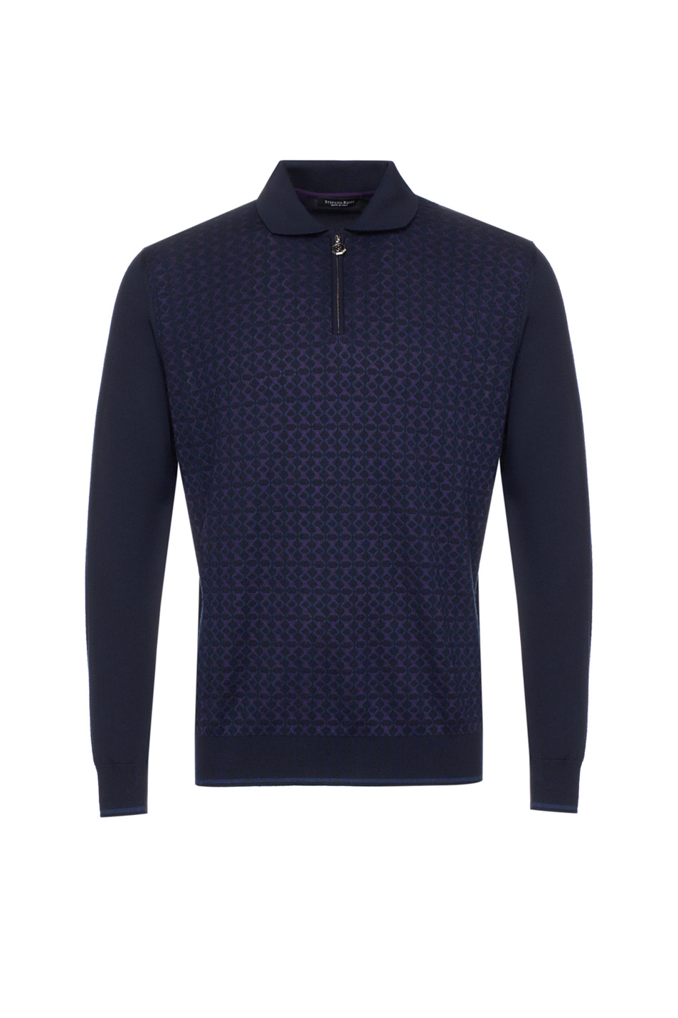 Мужской Stefano Ricci Джемпер поло из кашемира и шелка (цвет ), артикул K808098P30-F25375 | Фото 1