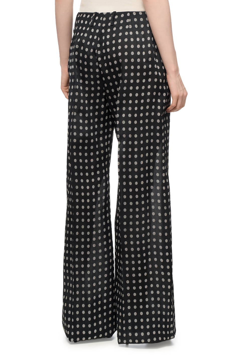Женский ERMANNO SCERVINO Брюки из шелка (цвет ), артикул D486P716XPN | Фото 4
