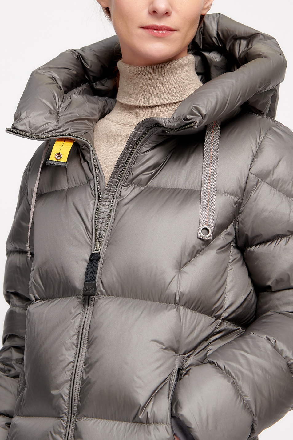 Женский Parajumpers Стеганое пальто JANET с утеплителем из утиного пуха (цвет ), артикул PWJCKHY33 | Фото 8