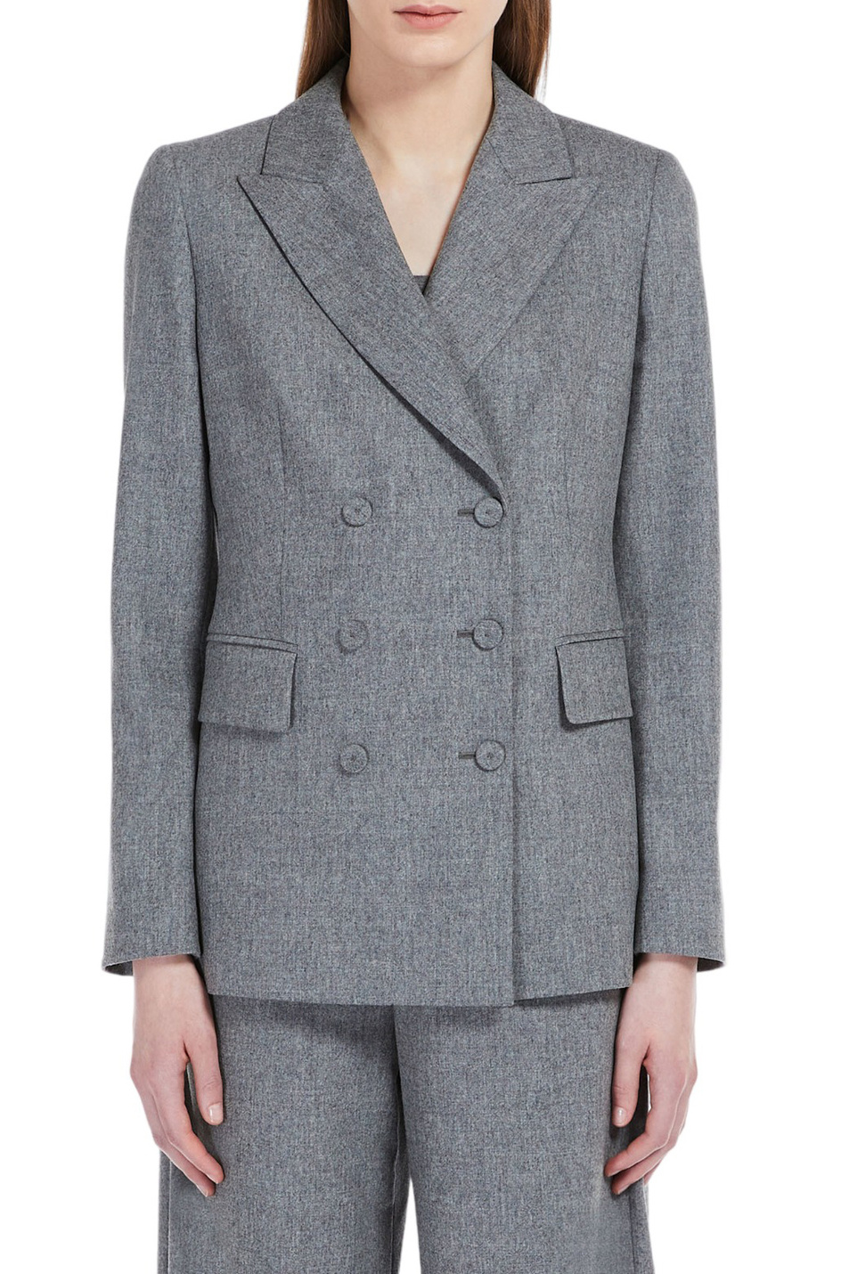 Женский Max Mara Пиджак LANDA из эластичной шерсти с добавлением кашемира (цвет ), артикул 2310460433 | Фото 3