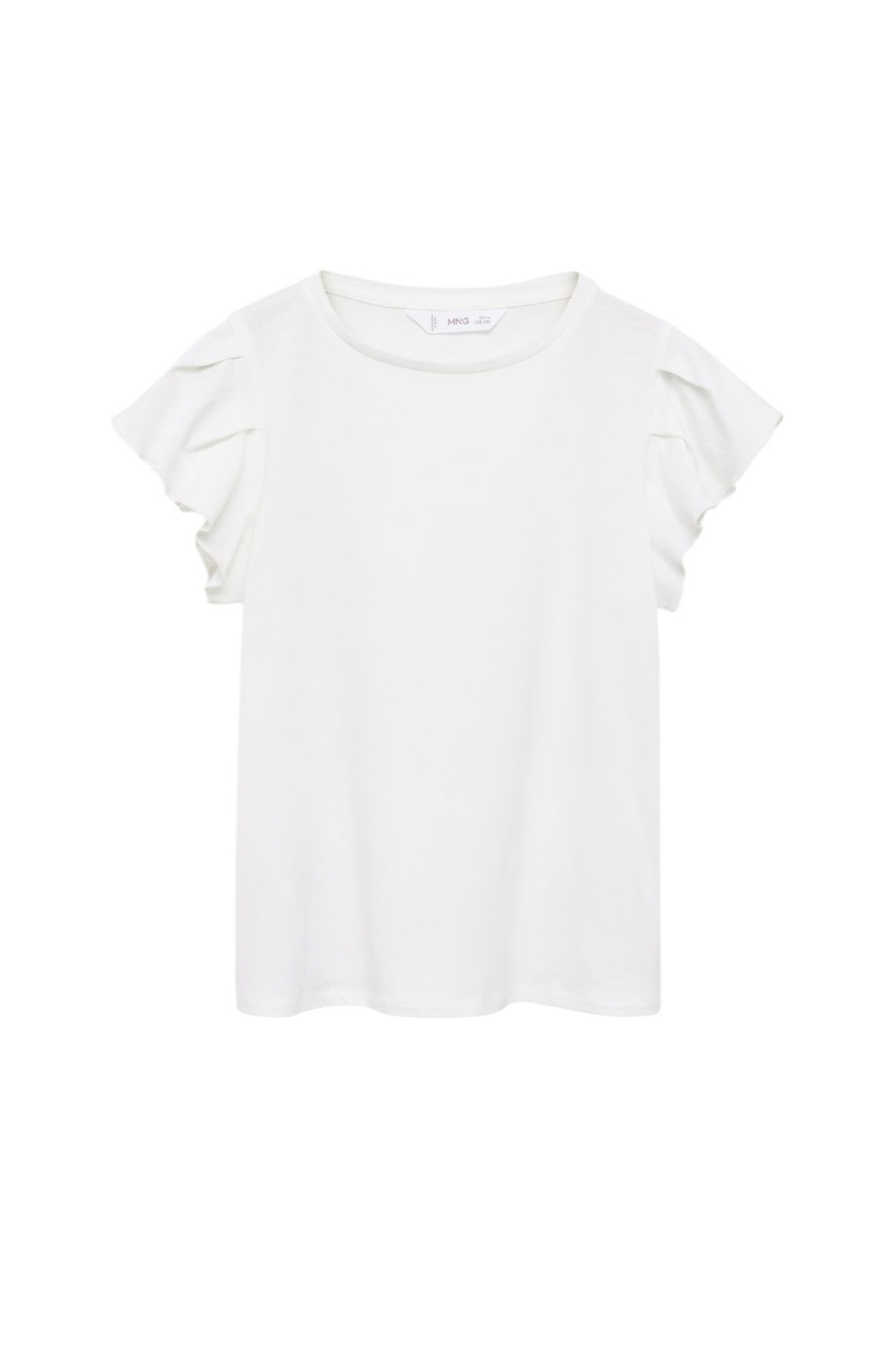 Девочкам Mango Kids Футболка SOFT из хлопка (цвет ), артикул 87044800 | Фото 1