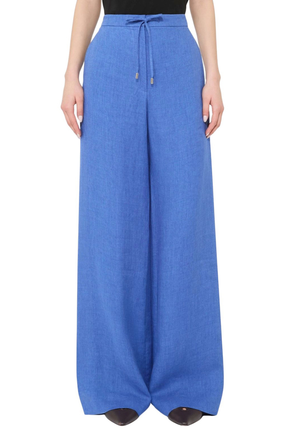 Женский Max Mara Брюки PELOTA изо льна (цвет ), артикул 2616131042 | Фото 3