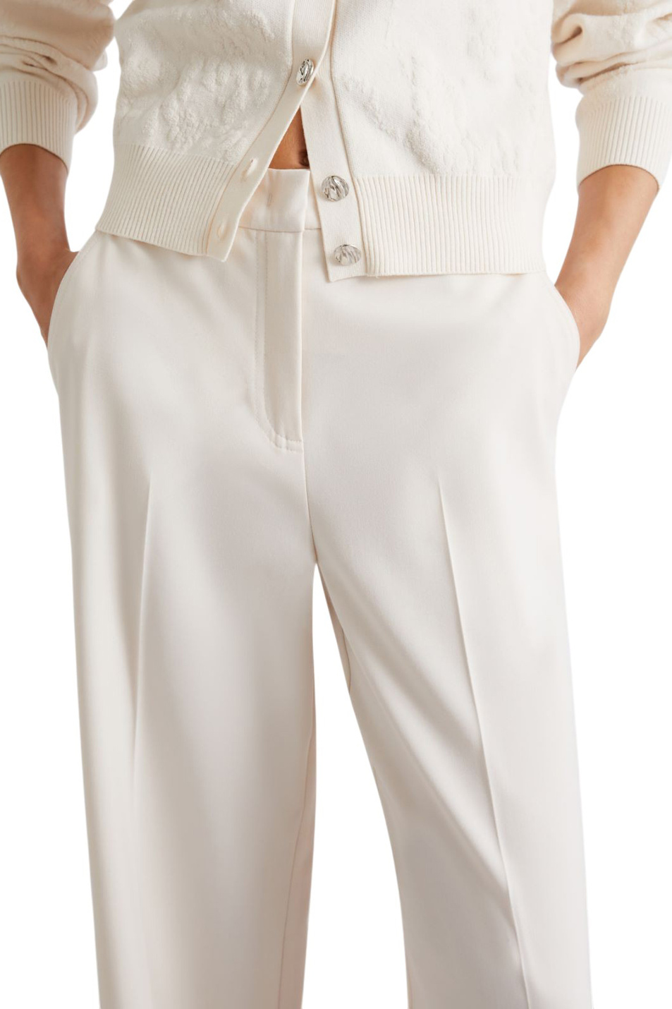 Женский MARELLA Брюки MLLSEQUOIA однотонные (цвет ), артикул 2613131211 | Фото 5