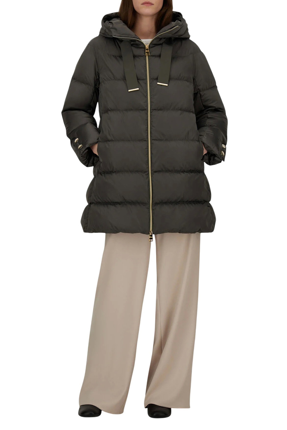 Женский Herno Полупальто стеганое с пуховым наполнителем (цвет ), артикул PI1304D-12170Z | Фото 3