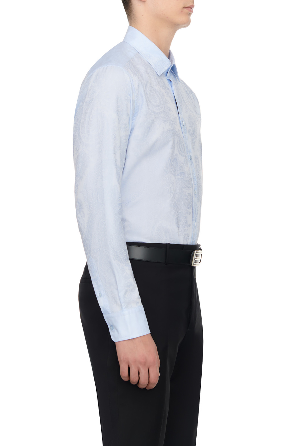 Мужской Etro Рубашка из натурального хлопка с принтом (цвет ), артикул 1290831100250 | Фото 4