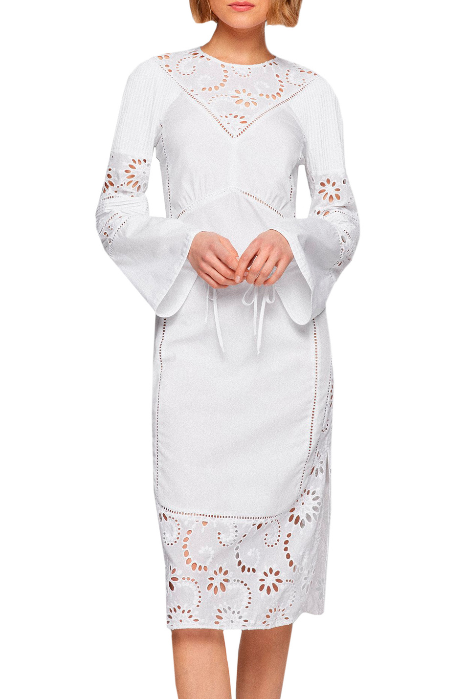 Женский BOSS Платье с вышивкой бродери англез (цвет ), артикул 50473960 | Фото 3