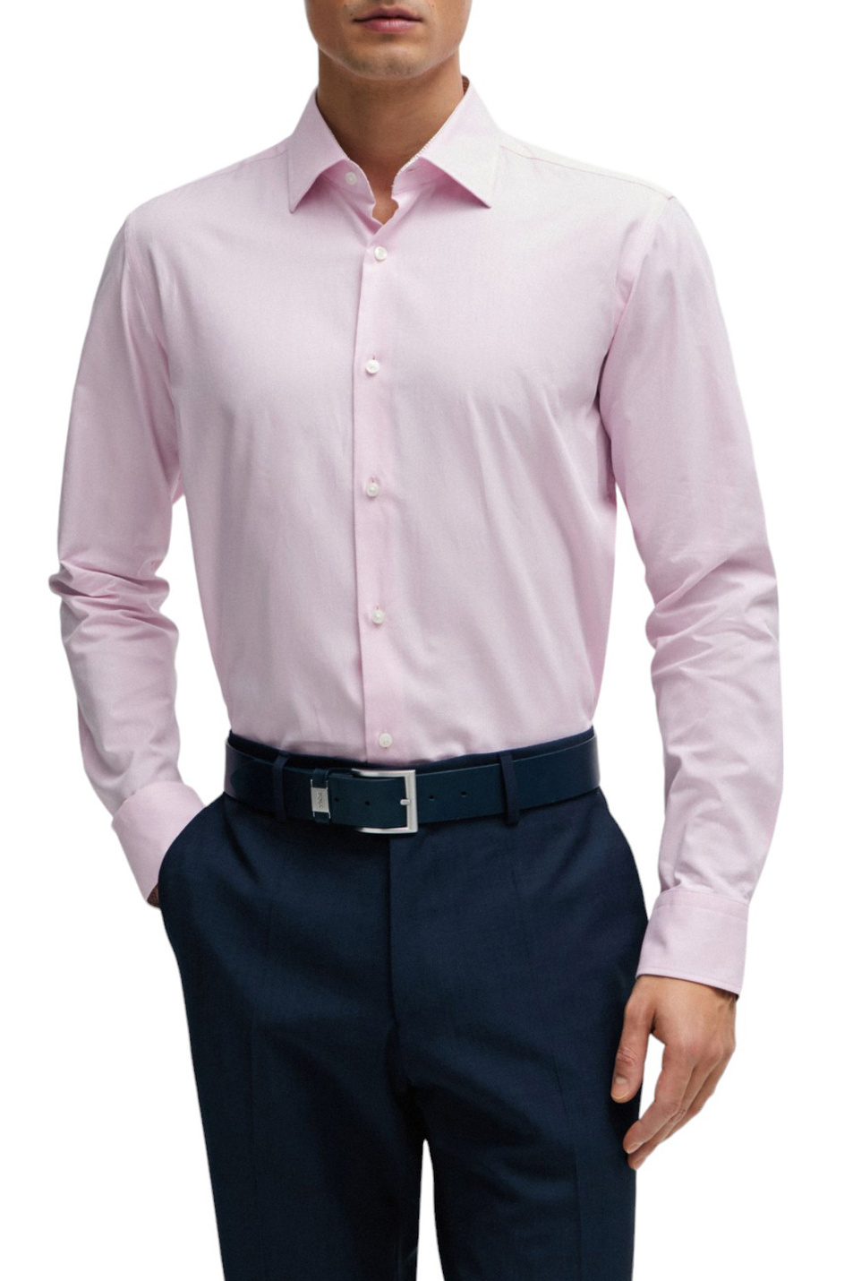 Мужской BOSS Рубашка из эластичного хлопка (цвет ), артикул 50508772 | Фото 3