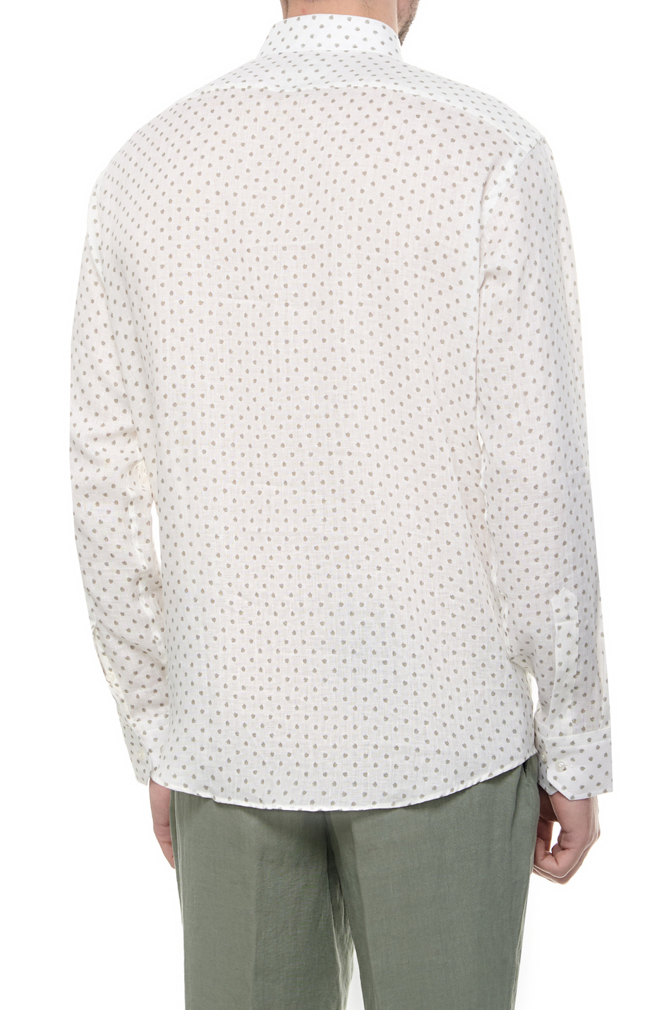 Мужской BOSS Рубашка из чистого льна с принтом (цвет ), артикул 50514898 | Фото 4
