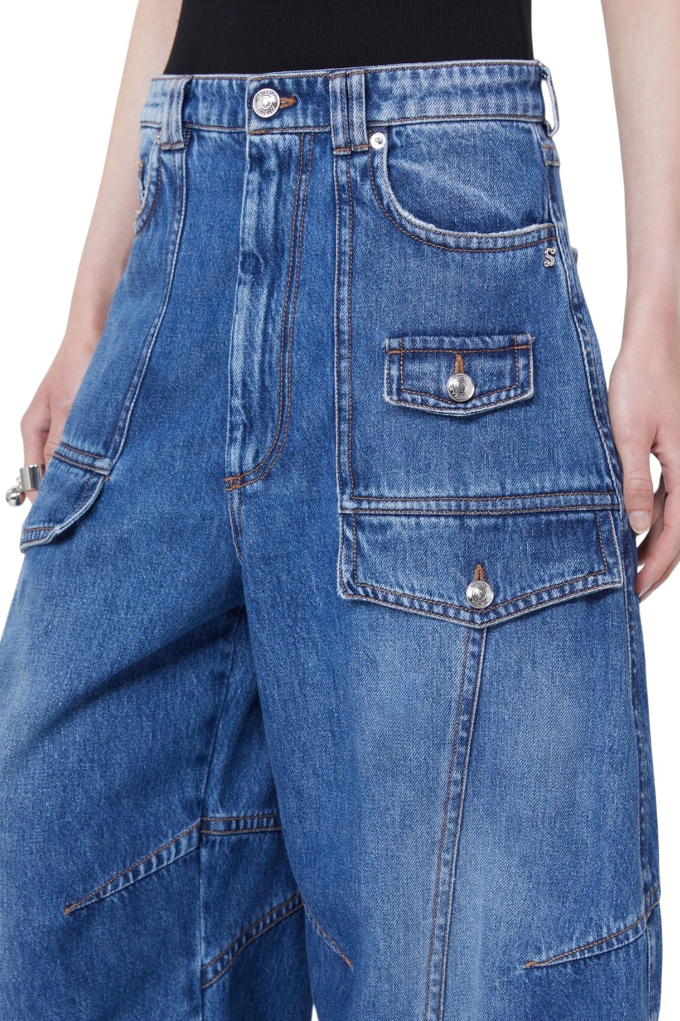 Женский Sportmax Джинсы VIOLINO (цвет ), артикул 2612181052 | Фото 5