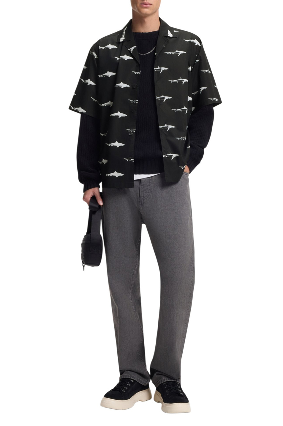 Мужской HUGO Рубашка Eligino из хлопка (цвет ), артикул 50555413 | Фото 2