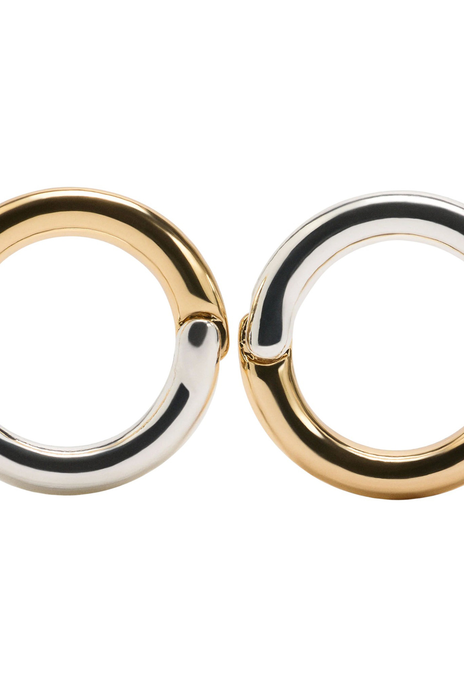 Женский Parfois Серьги-кольца двухцветные (цвет ), артикул 243189 | Фото 2