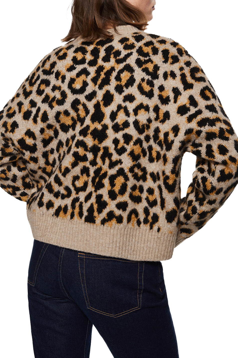 Женский Mango Свитер LEOPARD (цвет ), артикул 37075929 | Фото 4
