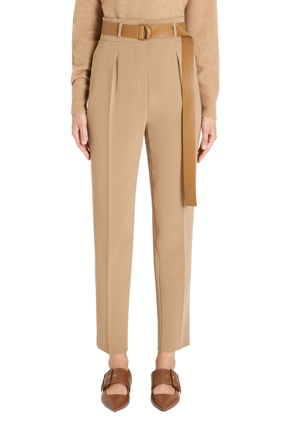 Женский Max Mara Брюки ARIEL с ремнем (цвет ), артикул 61360419 | Фото 3