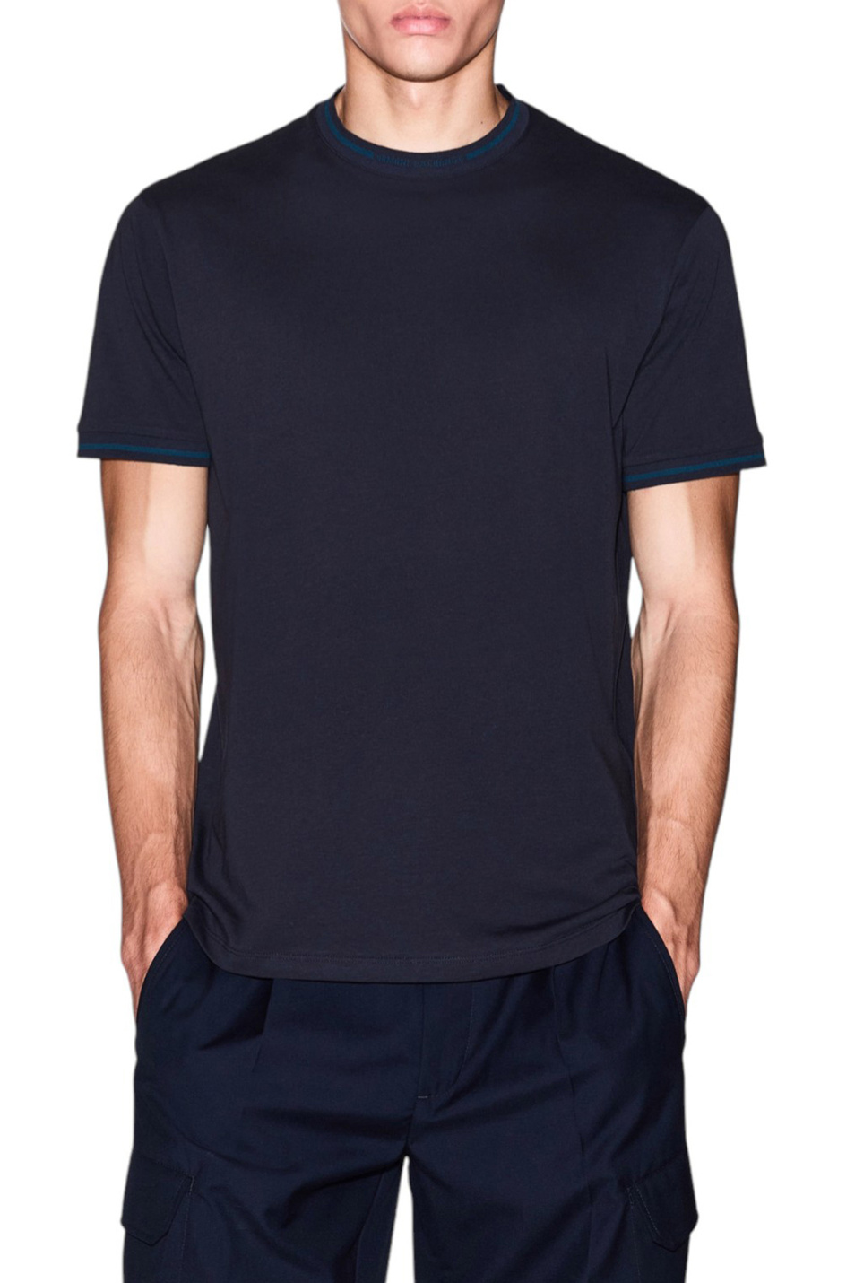 Мужской Armani Exchange Футболка с логотипом (цвет ), артикул XM001467-AF10356 | Фото 3