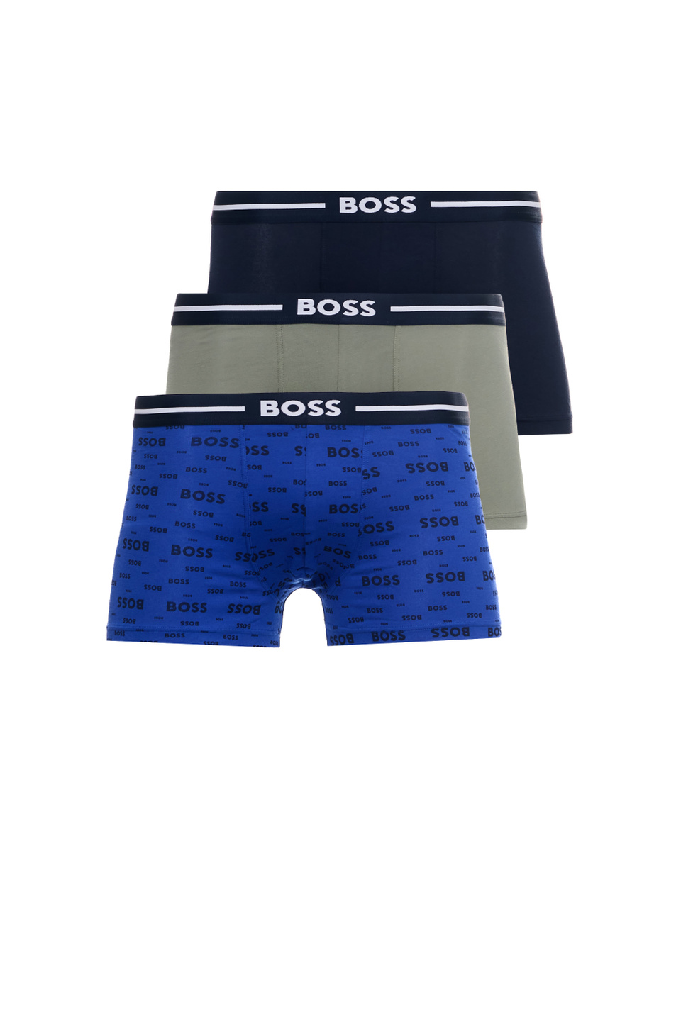 Мужской BOSS Набор из 3 пар трусов из эластичного хлопка (цвет ), артикул 50490027 | Фото 1