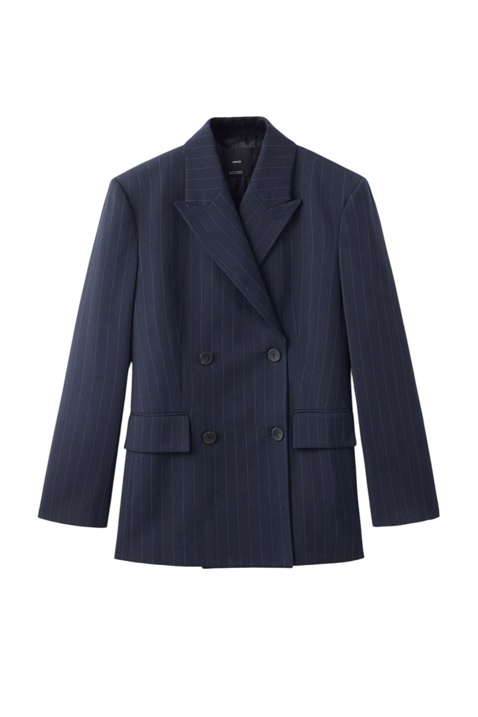 Женский Mango Пиджак VARSOVIA в тонкую полоску (цвет ), артикул 17016366 | Фото 1