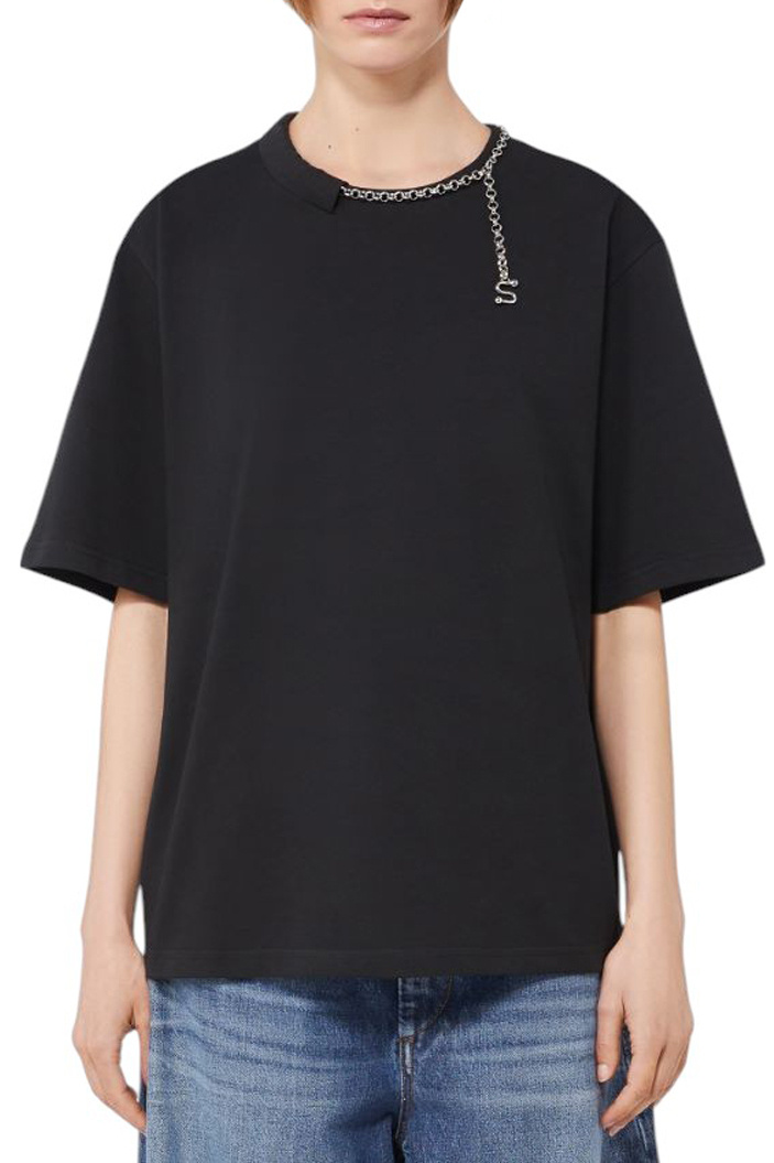 Женский Sportmax Футболка OBLATO из хлопка (цвет ), артикул 2522946025 | Фото 3