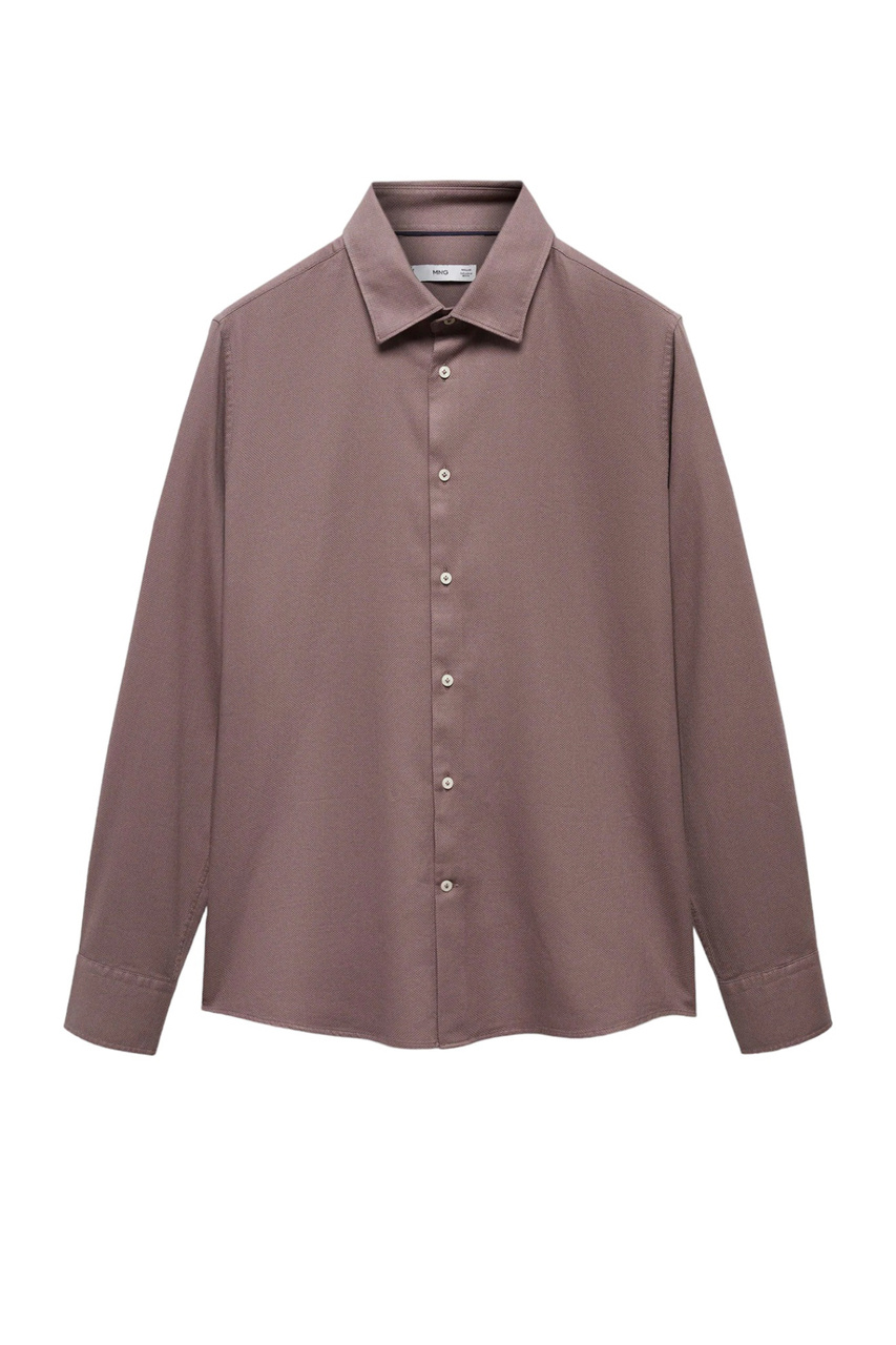 Рубашка ARTHUR из натурального хлопка|Основной цвет:Фиолетовый|Артикул:67040636 | Фото 1