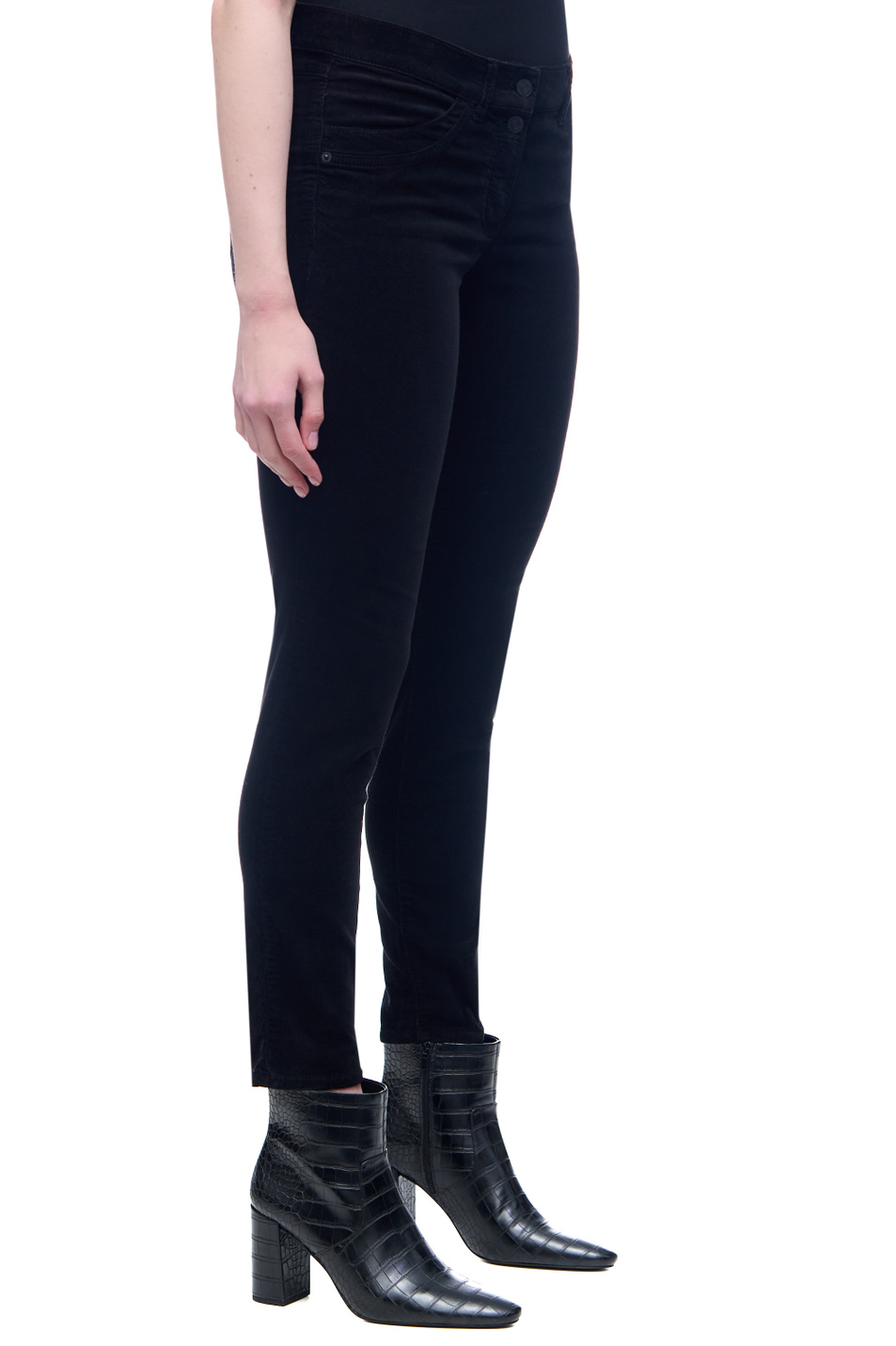 Gerry Weber Вельветовые брюки из смесового хлопка с добавлением лиоцелла (цвет ), артикул 522019-66801-Skinny Fit | Фото 5