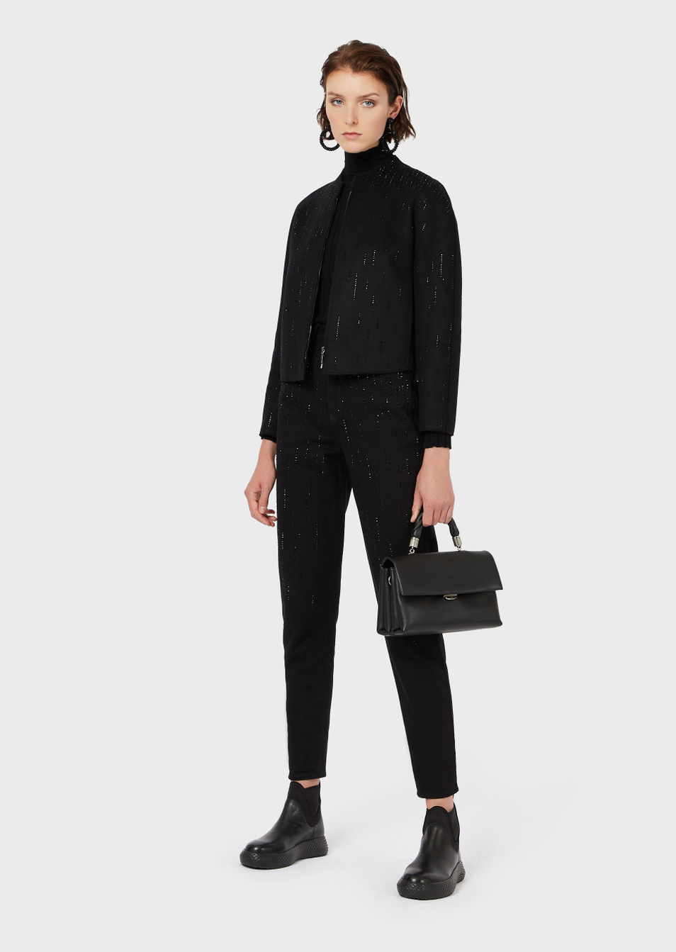 Женский Emporio Armani Водолазка из смесовой вискозы (цвет ), артикул 6H2MWJ-2M25Z | Фото 2