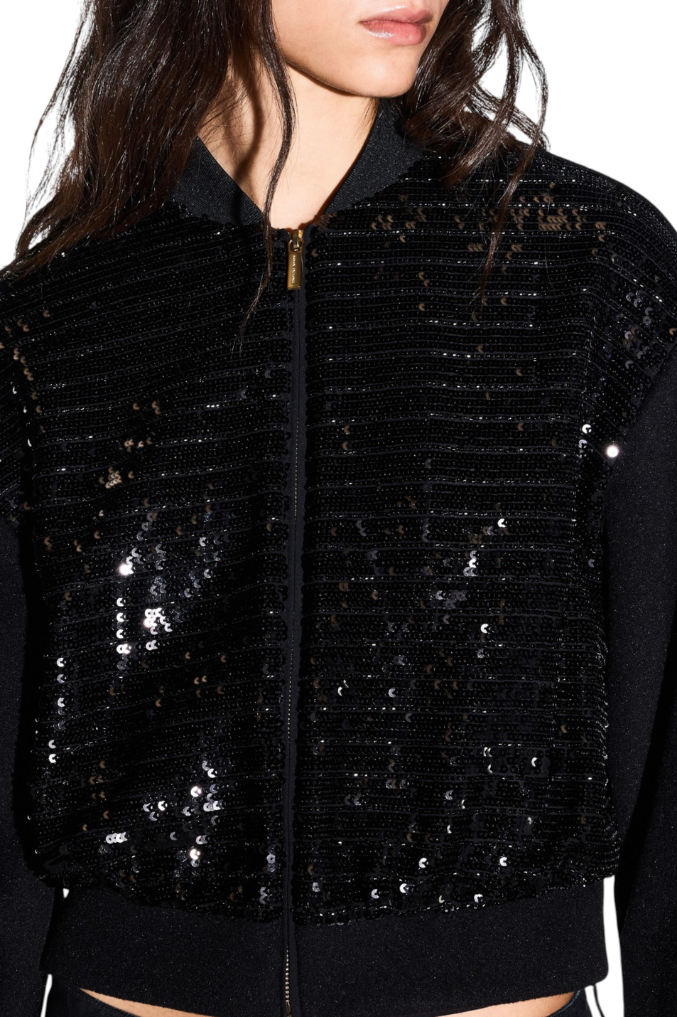 Женский Armani Exchange Бомбер с отделкой пайетками (цвет ), артикул XW002460-AF26086 | Фото 7