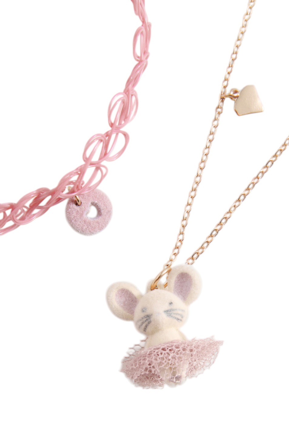 Девочкам Mango Kids Ожерелье CMOUSE в комплекте из 2 шт (цвет ), артикул 87010325 | Фото 2