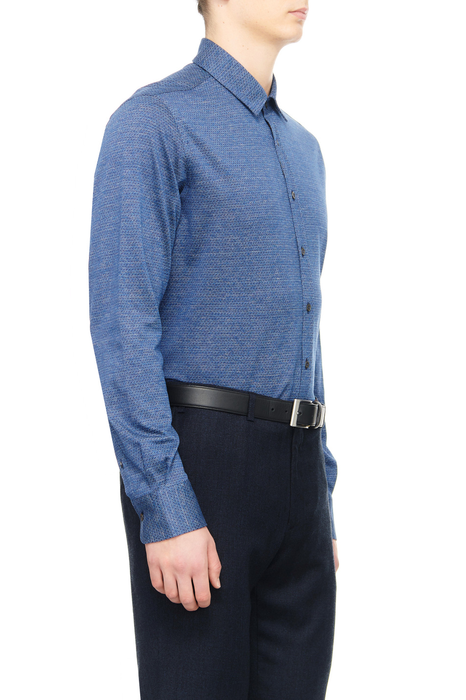 Мужской Canali Рубашка из натурального хлопка (цвет ), артикул L777GN02952 | Фото 3