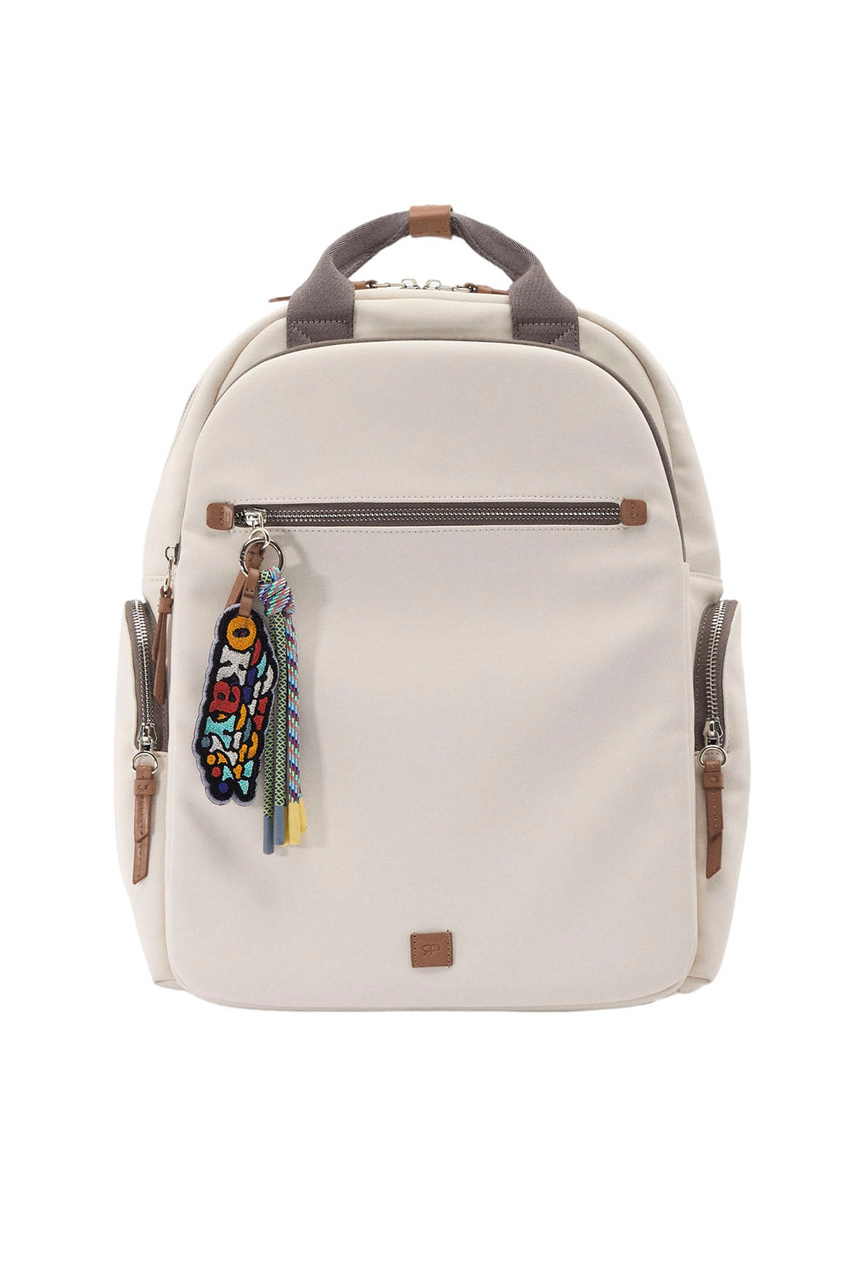 Рюкзак для ноутбука нейлоновый|Основной цвет:Кремовый|Артикул:217880 | Фото 1