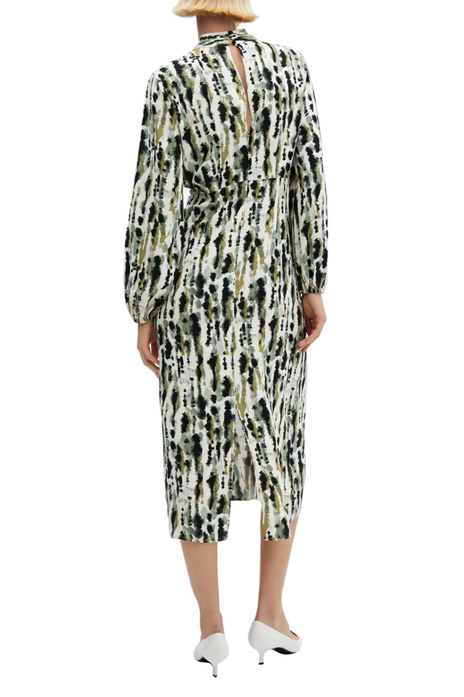 Женский Mango Платье LEONOR с принтом (цвет ), артикул 67060468 | Фото 4