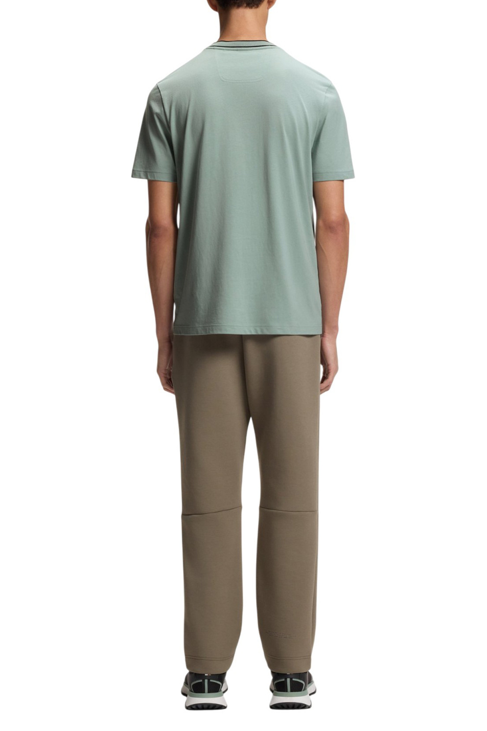 Мужской BOSS Футболка из хлопка (цвет ), артикул 50554862 | Фото 4