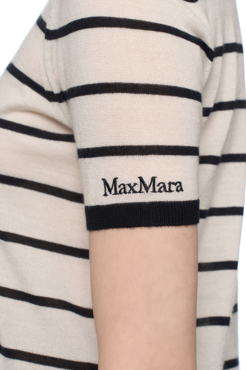 Джемпер FAVETTA из кашемира и шелка|Основной цвет:Кремовый Женский Max Mara Джемпер FAVETTA из кашемира и шелка (цвет ), артикул 2611361048 | Фото 6