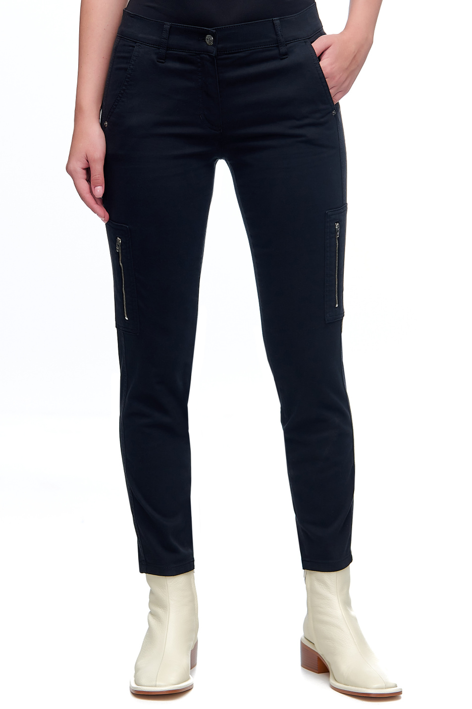 Женский Gerry Weber Брюки с молнией на штанинах (цвет ), артикул 522099-66312-Best4me Crop | Фото 1