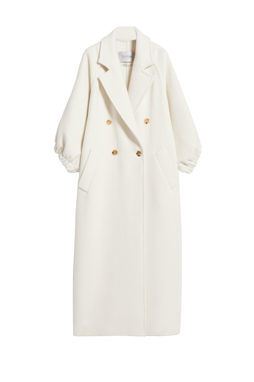 Пальто ZAFFO из кашемира|Основной цвет:Белый|Артикул:2411011021 | Фото 1