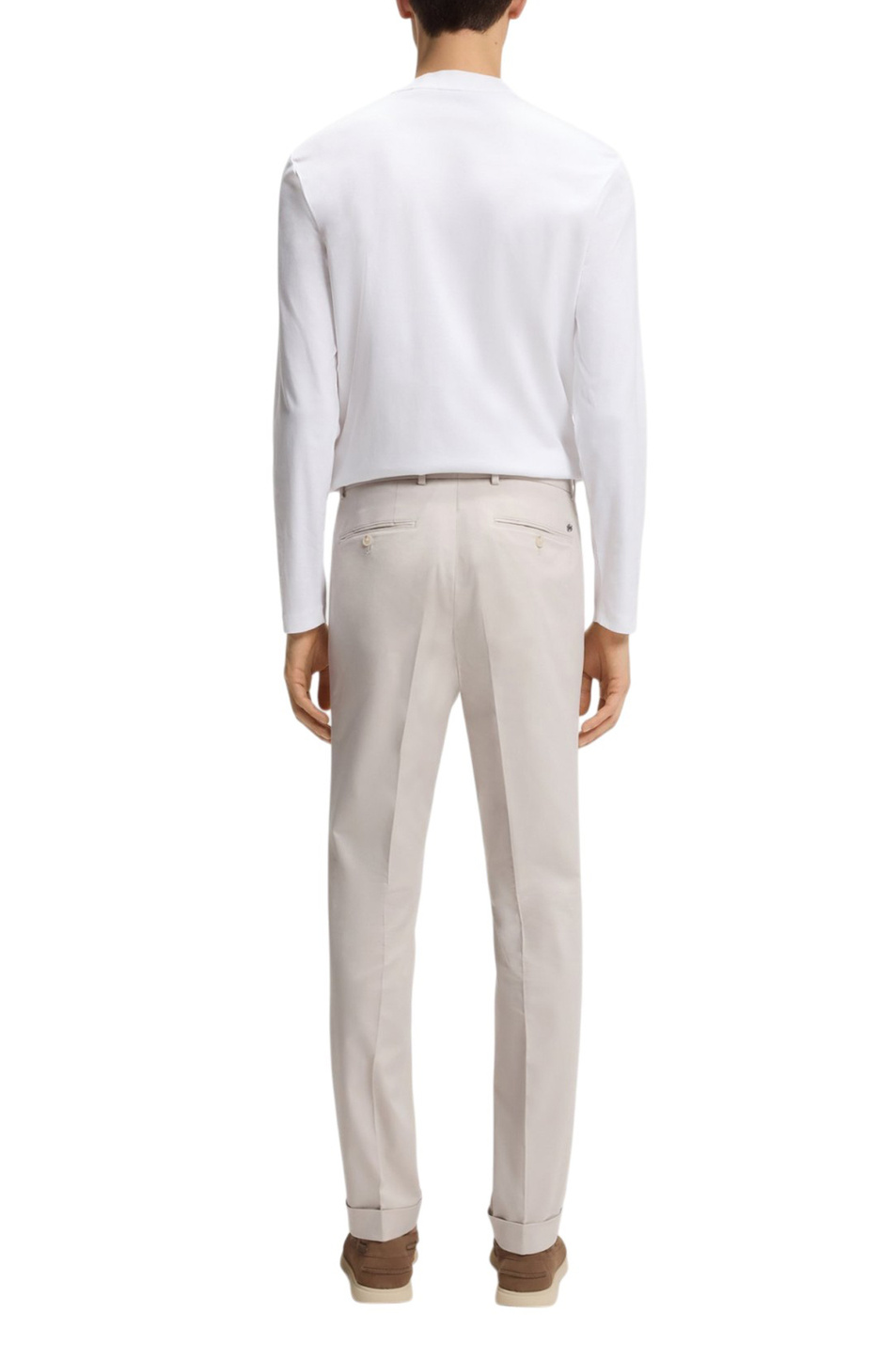 Мужской BOSS Брюки Genius из эластичного хлопка (цвет ), артикул 50561572 | Фото 4