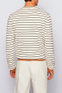 BOSS Хлопковый свитер Peo в полоску ( цвет), артикул 50450050 | Фото 4
