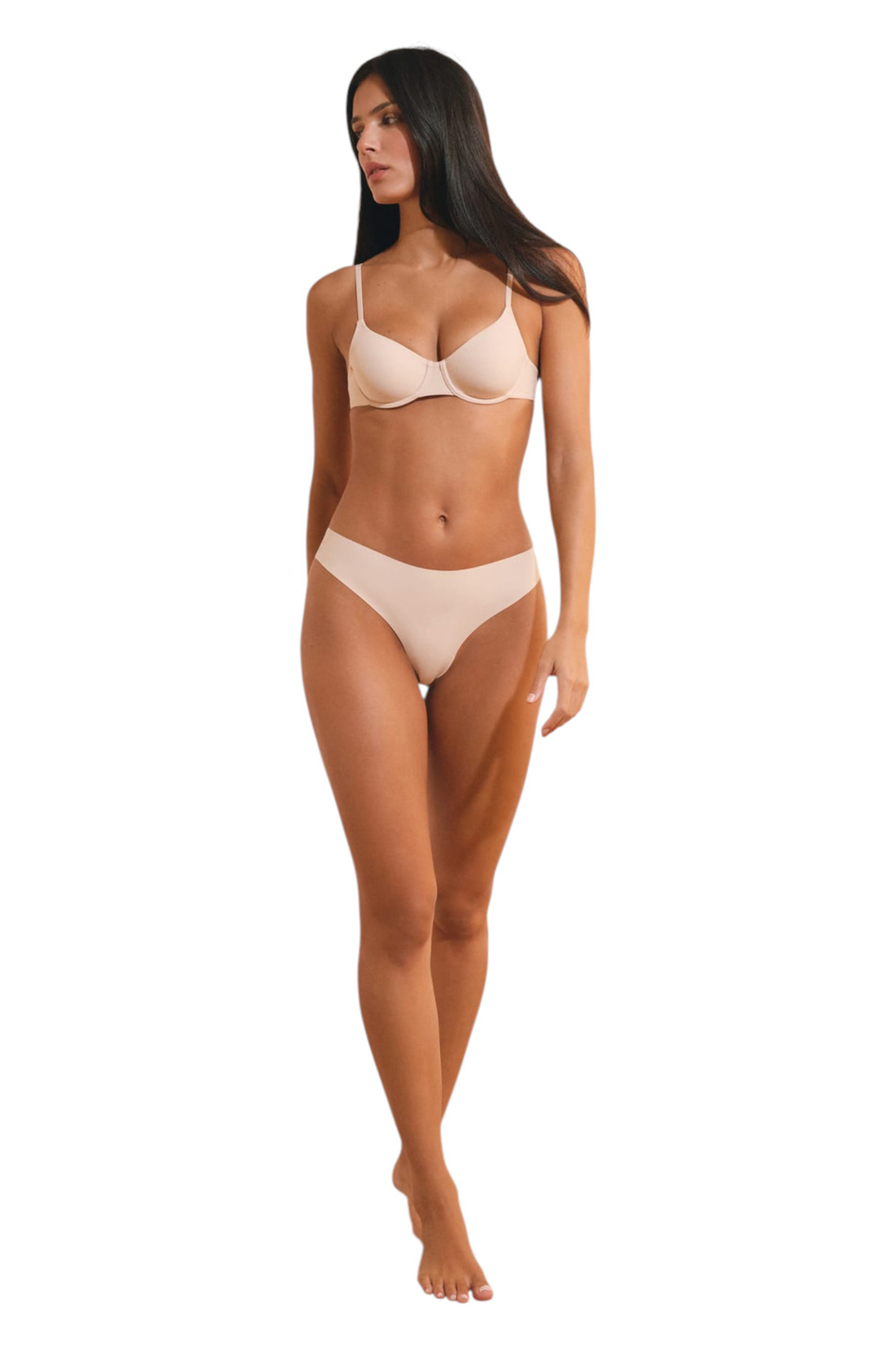 Стринги PURE FIT STRING из микрофибры|Основной цвет:Бежевый Женский Etam Стринги PURE FIT STRING из микрофибры (цвет ), артикул 6532150 | Фото 2