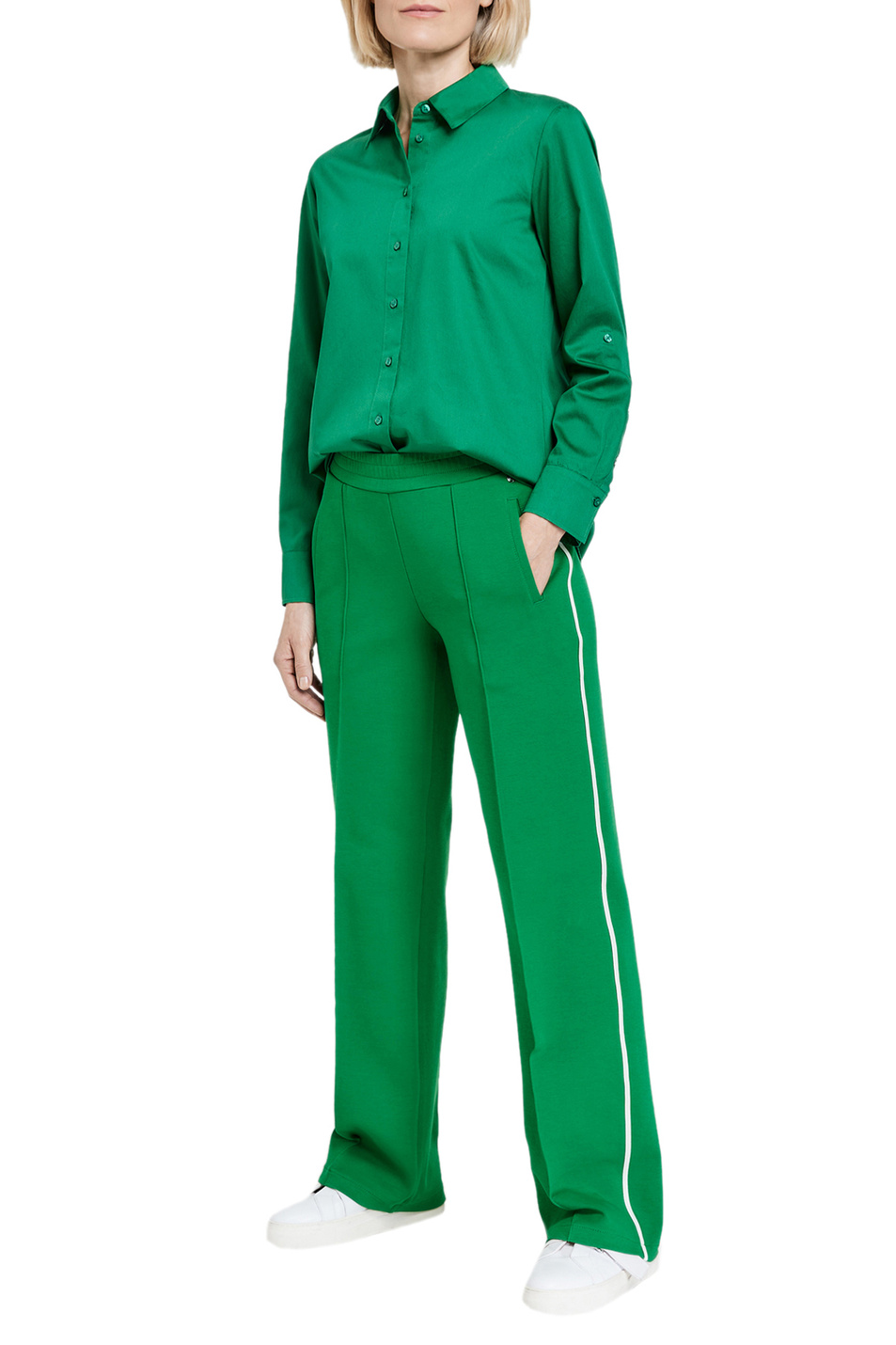 Женский Gerry Weber Брюки из смесового хлопка (цвет ), артикул 822008-66255-Wide Leg | Фото 3