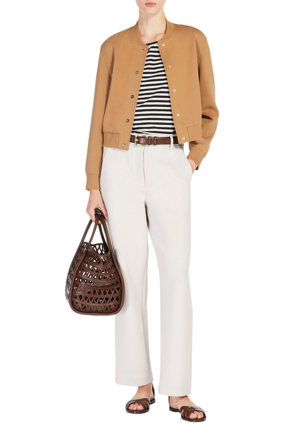 Женский Max Mara Бомбер BARBARA однотонный (цвет ), артикул 2519911033 | Фото 2